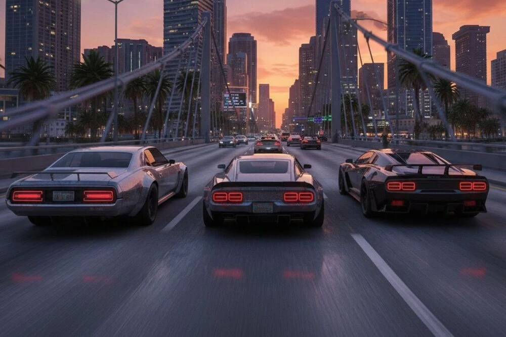 Vehicle Scaling and Visual Quality GTA 6 Vehicles Leak